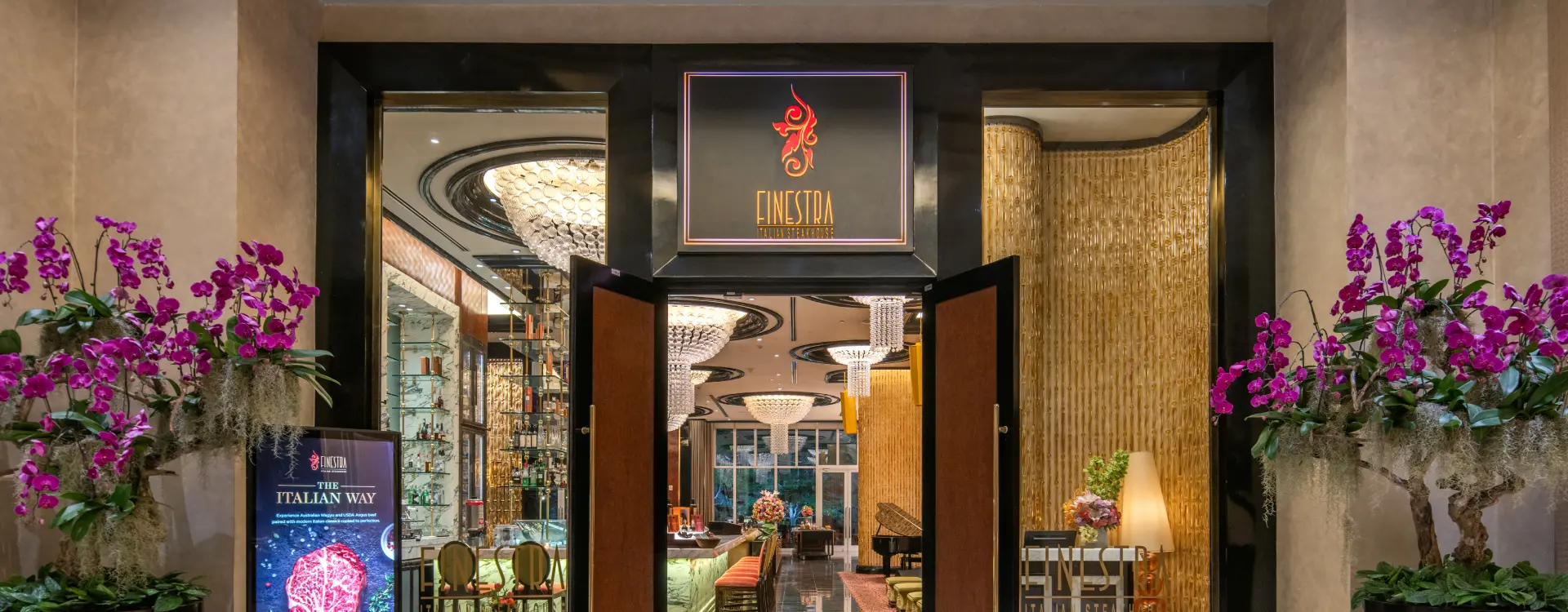 Finestra Italian Steakhouse Banner