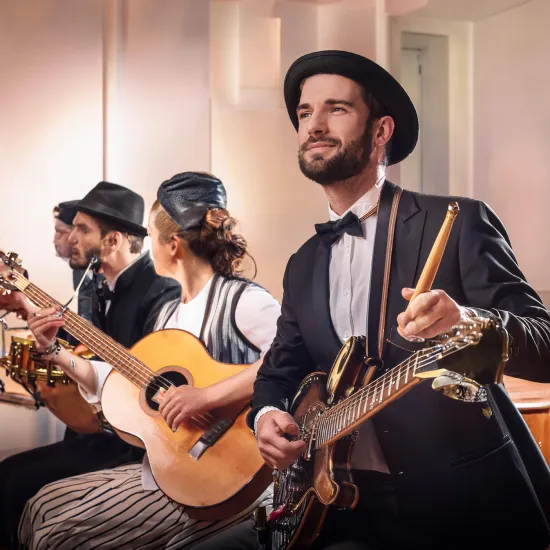 German Oktoberfest Band Performance