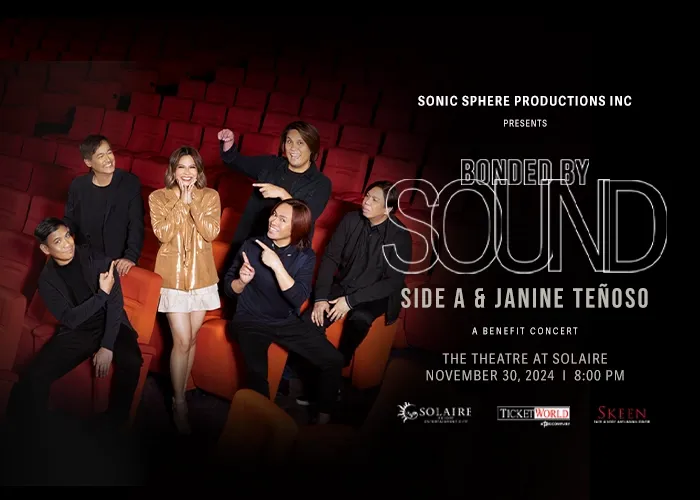 Bonded By Sound: Side A and Janine Teñoso A Benefit Concert