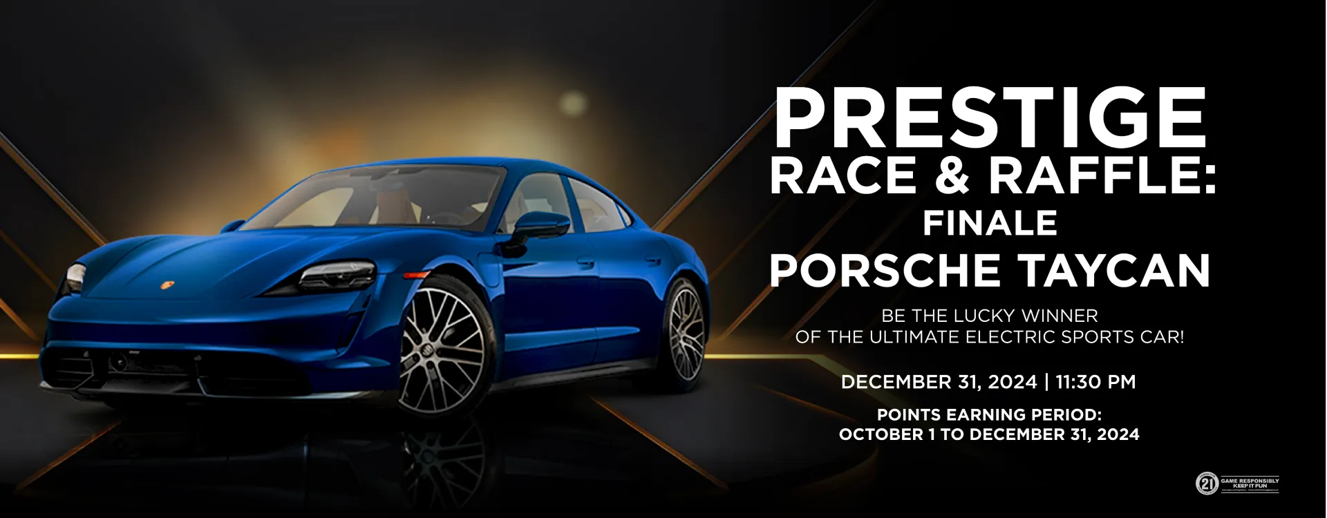 Prestige Race & Raffle: Porsche Taycan